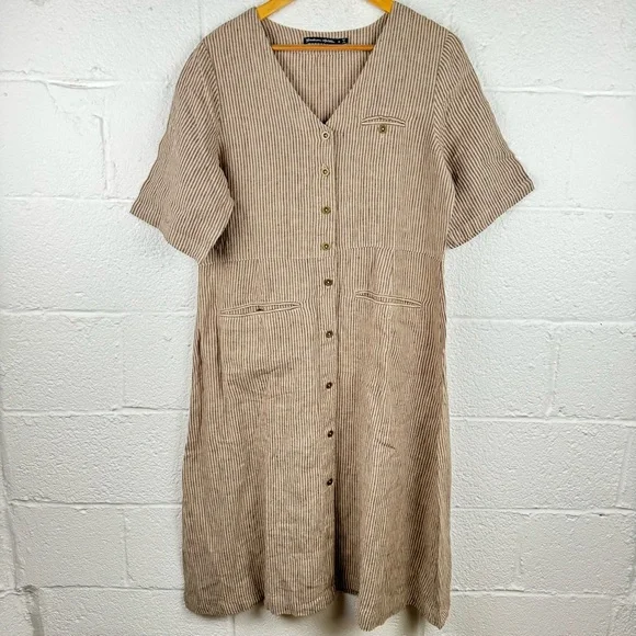 chinese dress ladies gudrun sjoden gray linen dress